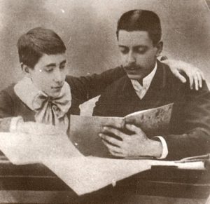 Viñes i Enric Granados durant els seus anys d’estudi a París (1889)