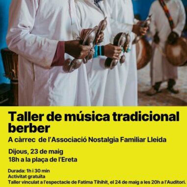 <bound method DexterityContent.Title of <NewsItem at /fs-webs/auditori/es/actualidad/noticias/dijous-23-de-maig-taller-de-musica-tradicional-berber-al-centre-civic-de-lereta>>.