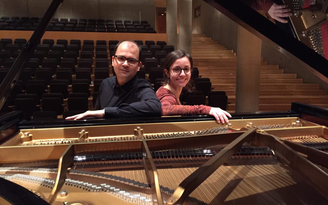 CONCERT DE PIANO A QUATRE MANS, A BANDA I BANDA DE L’ATLÀNTIC. ENRIC PRIÓ I MARTA CASTELLÓ