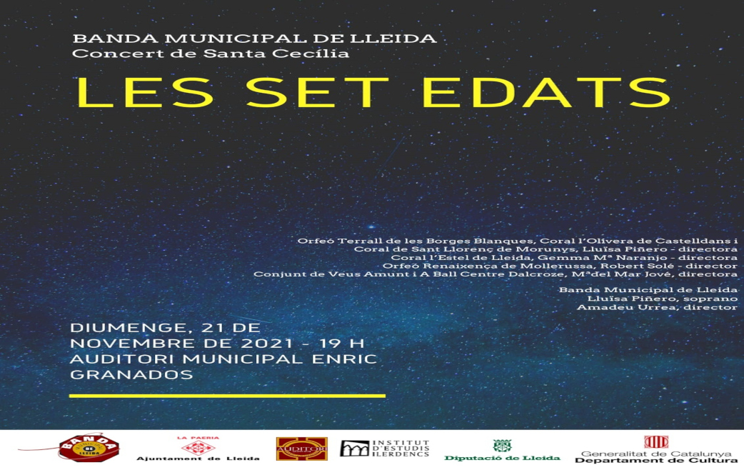 CONCERT DE SANTA CECÍLIA. LES SET EDATS. BANDA MUNICIPAL DE LLEIDA